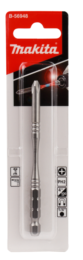 Schroefbit PH2x100mm extra smal 