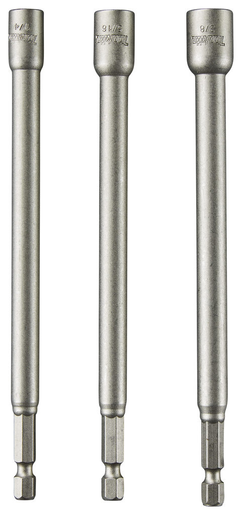 Doppenset 1/4"- 5/16"- 3/8"x150mm