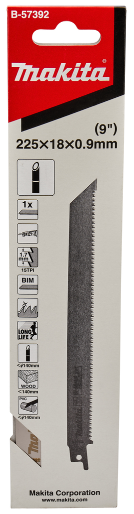 Reciprozaagblad Bamboe 205mm