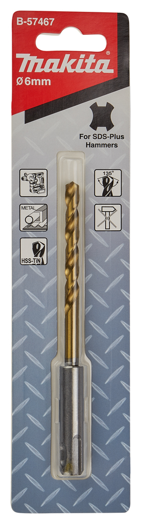 Metaalboor 6,0x123mm