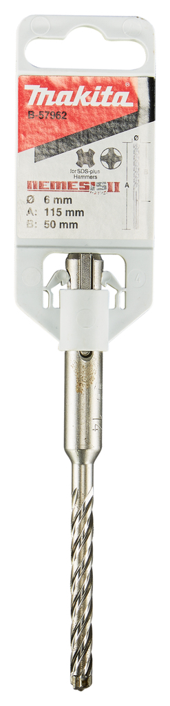 P4S: Betonboor 6x115mm