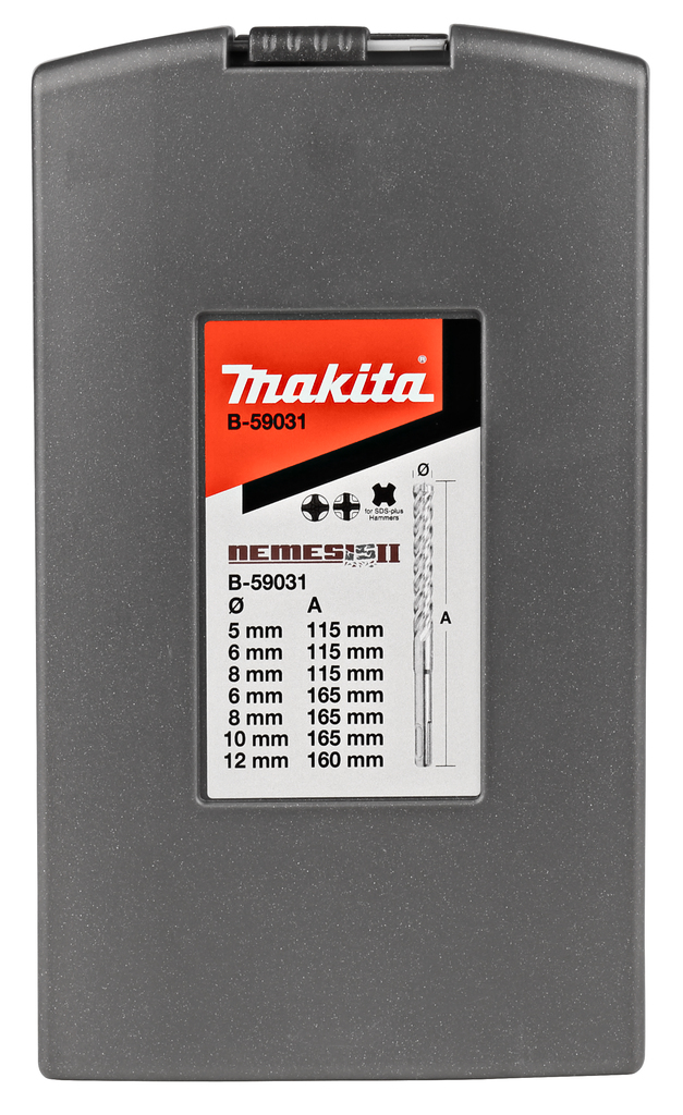 P4S: Betonboorset 7-delig