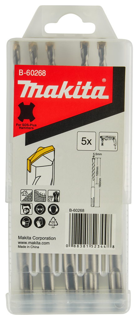 B2S: Betonboor 5,5x160mm