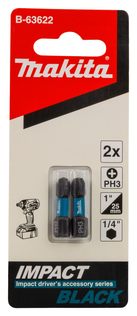 Slagschroefbit PH3x25mm 