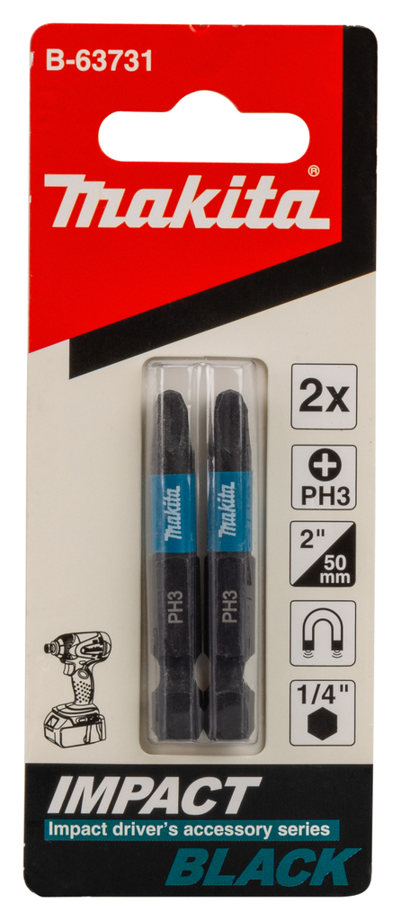 Slagschroefbit PH3x50mm 