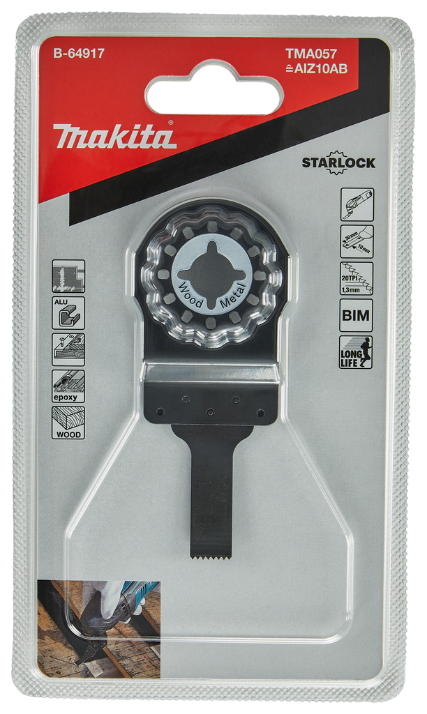 TMA057 Invalzaagblad 10x30mm hout/staal