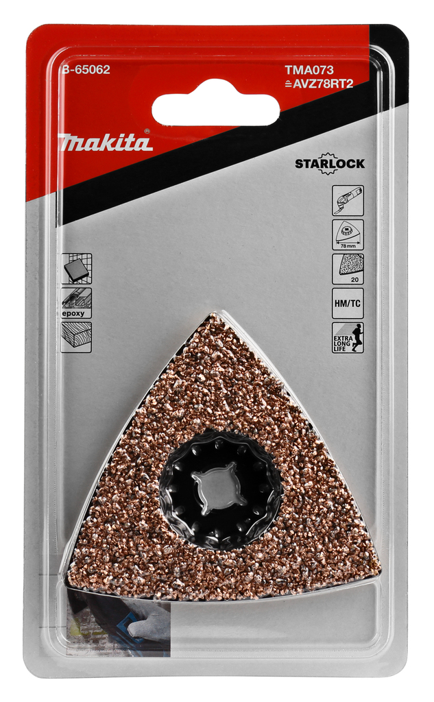 TMA073 Schuurplaat TC/HM 78mm K20