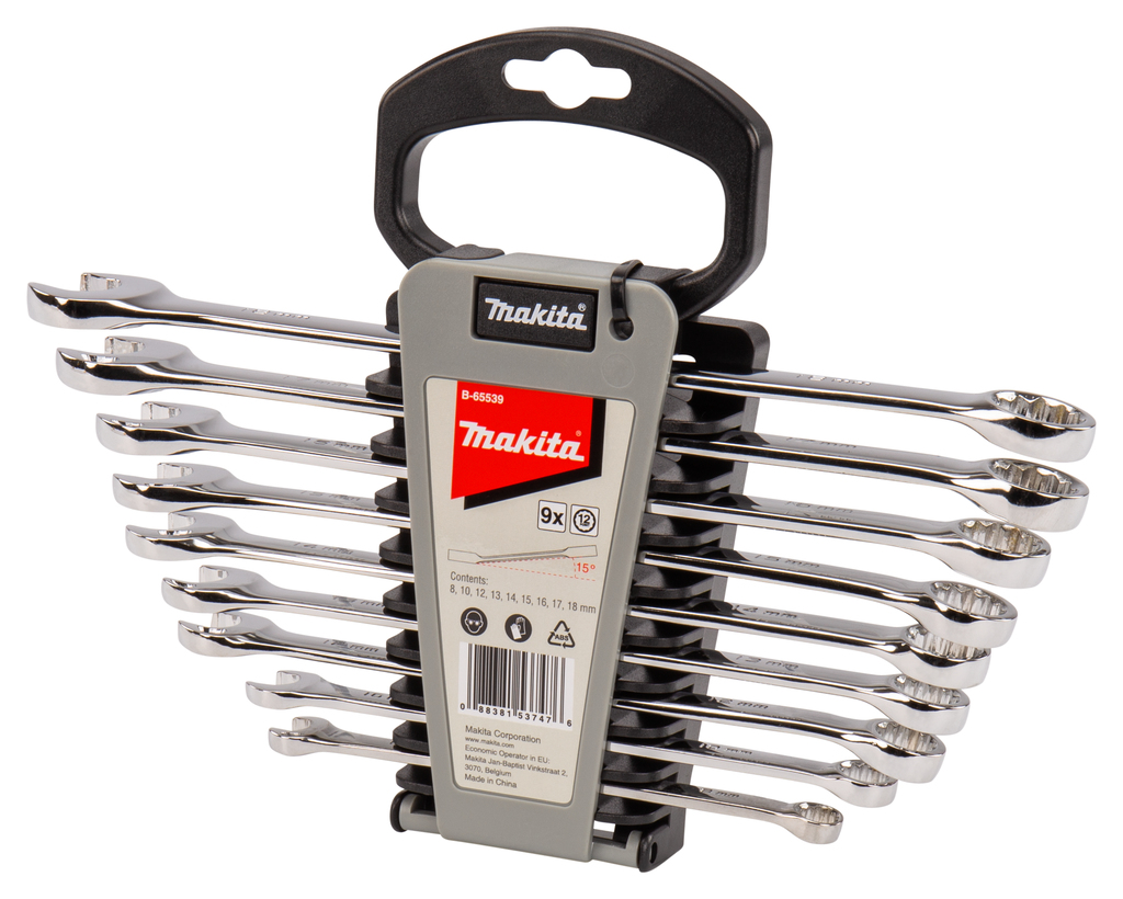 Ring-/steeksleutelset 9-delig