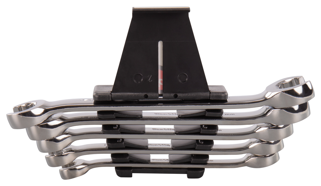 Ringsleutelset open 5-delig