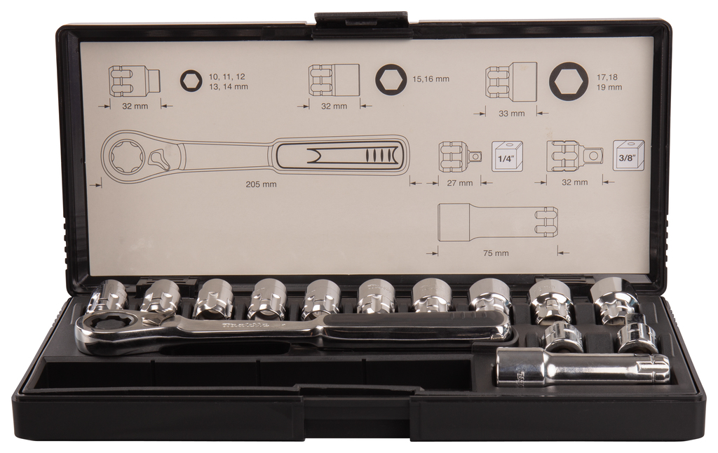 Doppenset 6-GL 14-delig
