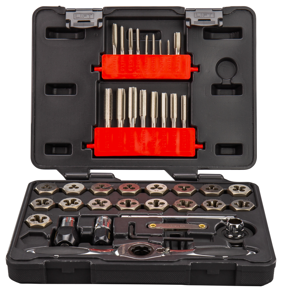 Draadsnij- en tappenset 40-delig 6-GL