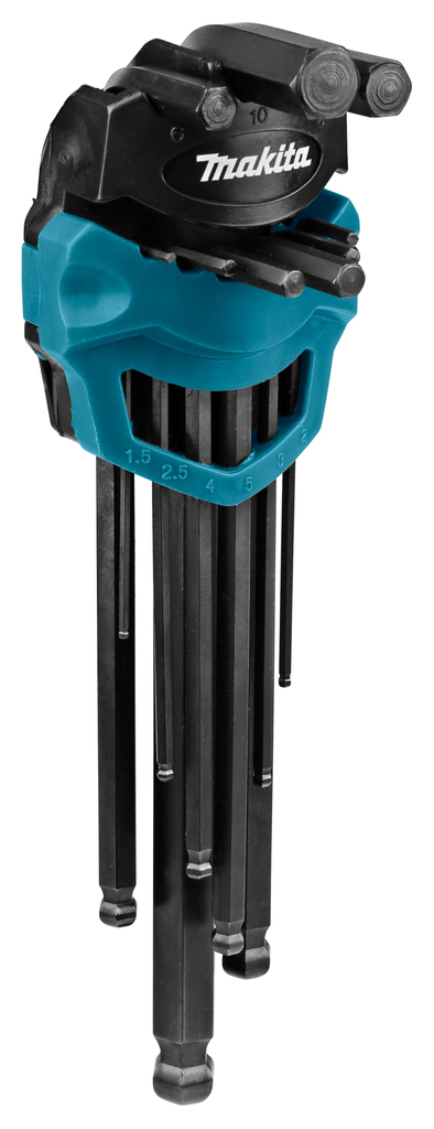 Haakse inbussleutelset 9-delig