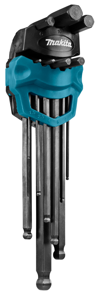 Haakse inbussleutelset 9-delig