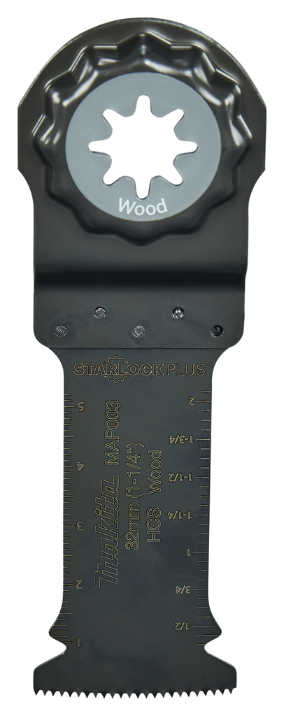 MAP003 Invalzaagblad 32x60mm hout 