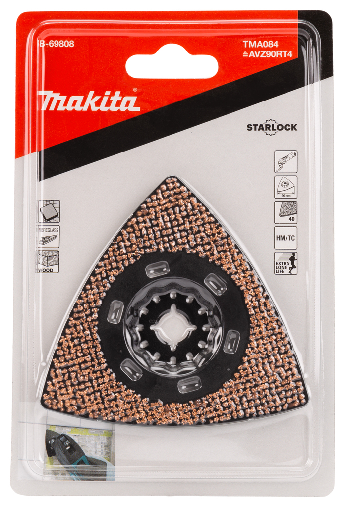 TMA084 Schuurplaat TC/HM 90mm K40