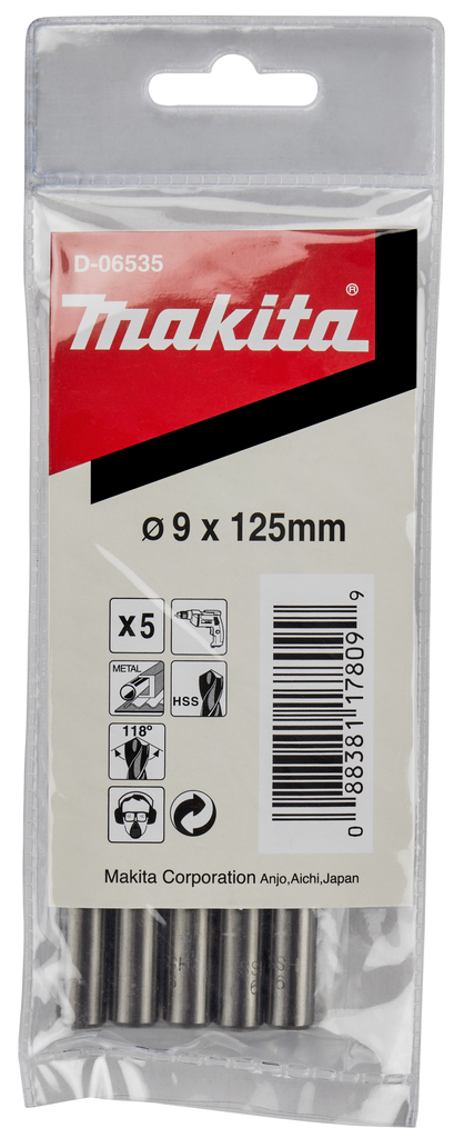 Metaalboor 9,0X125mm 