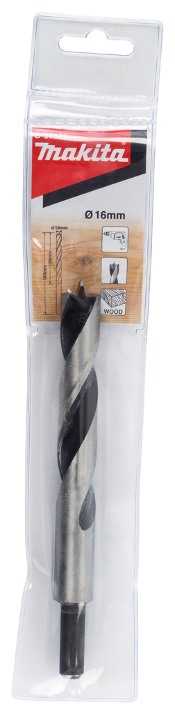 Houtspiraalboor 16x180mm