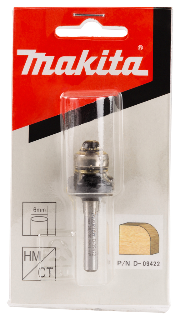 Afrondfrees r=3,18 18,26x9,53mm S6