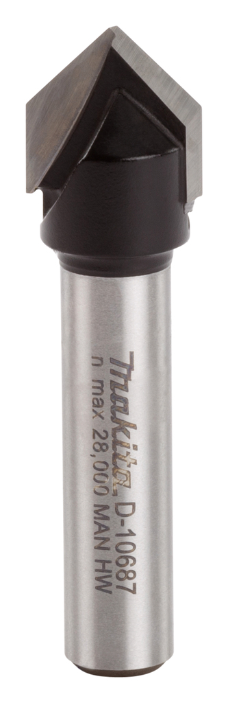 V-groeffrees 90° 12,7x12,7mm S8