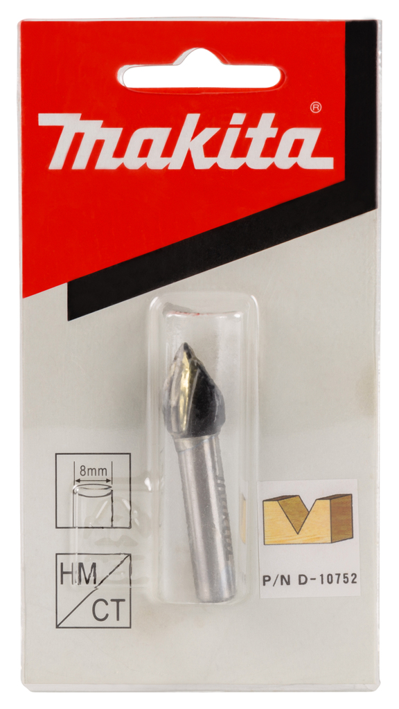 V-groeffrees 60° 12,7x15,88mm S8