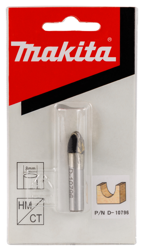 Holprofielfrees r=4,76 9,53x9,53mm S8