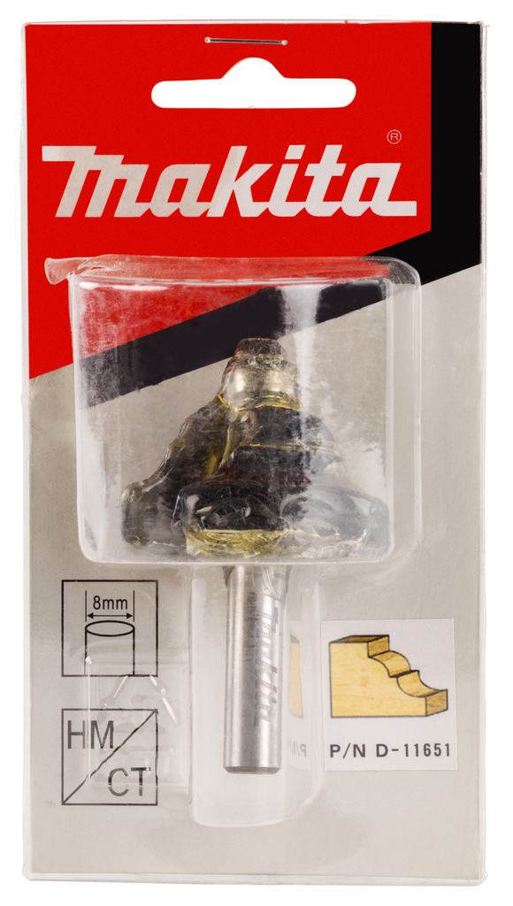 Klassiek romeinse ogieffrees r=6,35 38,1x19,05mm S8