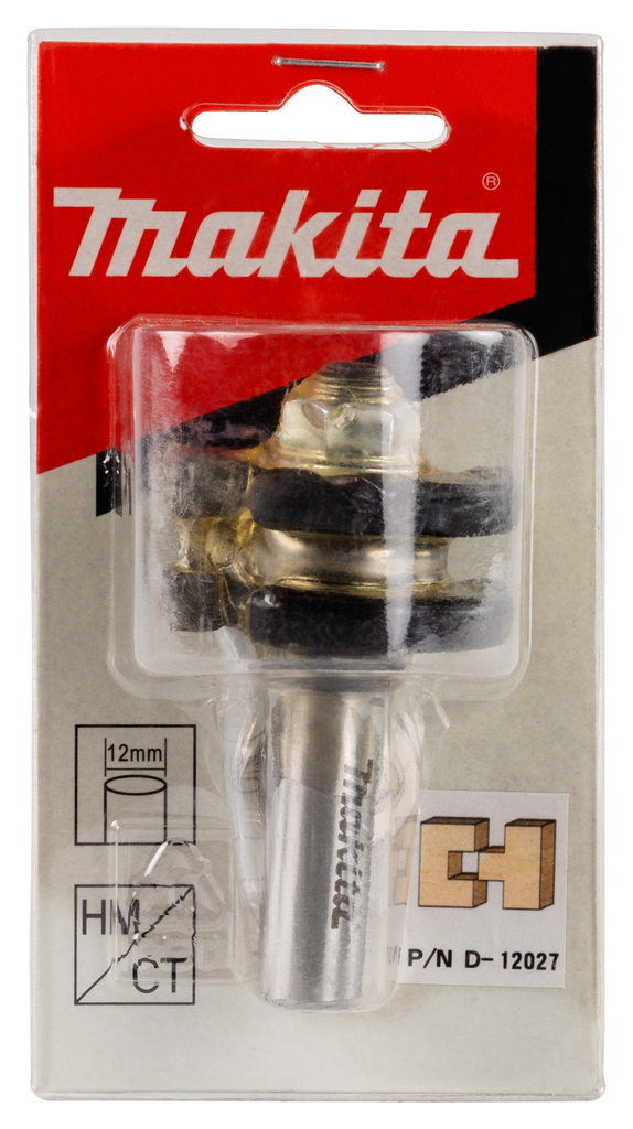 Groef/veerfrees 9,5x6,35mm S12