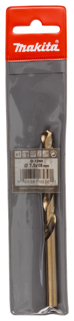 Metaalboor 7,5x109mm