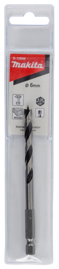 Houtspiraalboor 6x110mm