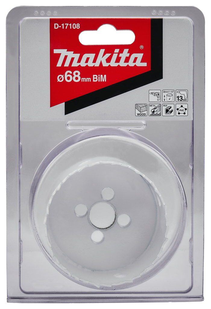 Gatzaag 68x38mm hout/metaal 