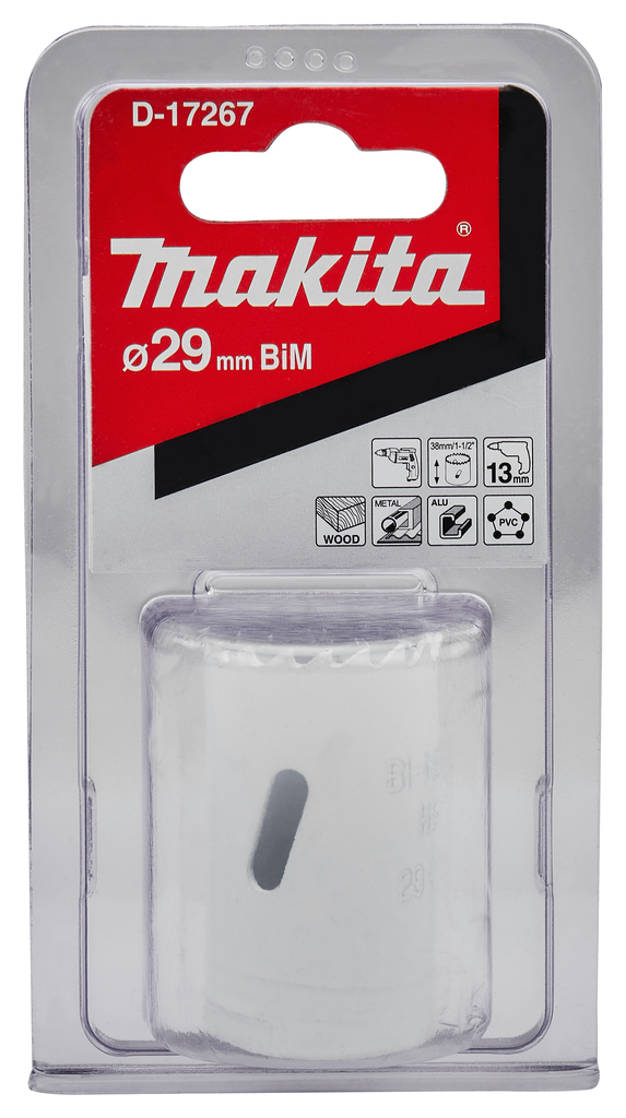 Gatzaag 29x38mm hout/metaal 