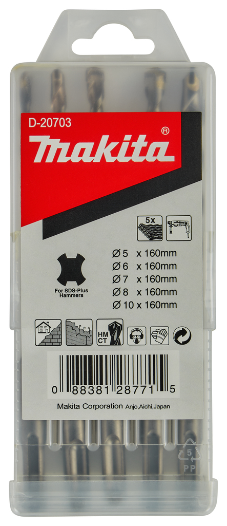 B2S: Betonboorset 5-delig