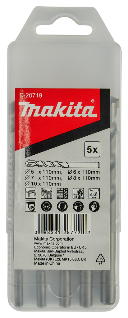 Steenboorset 5-delig