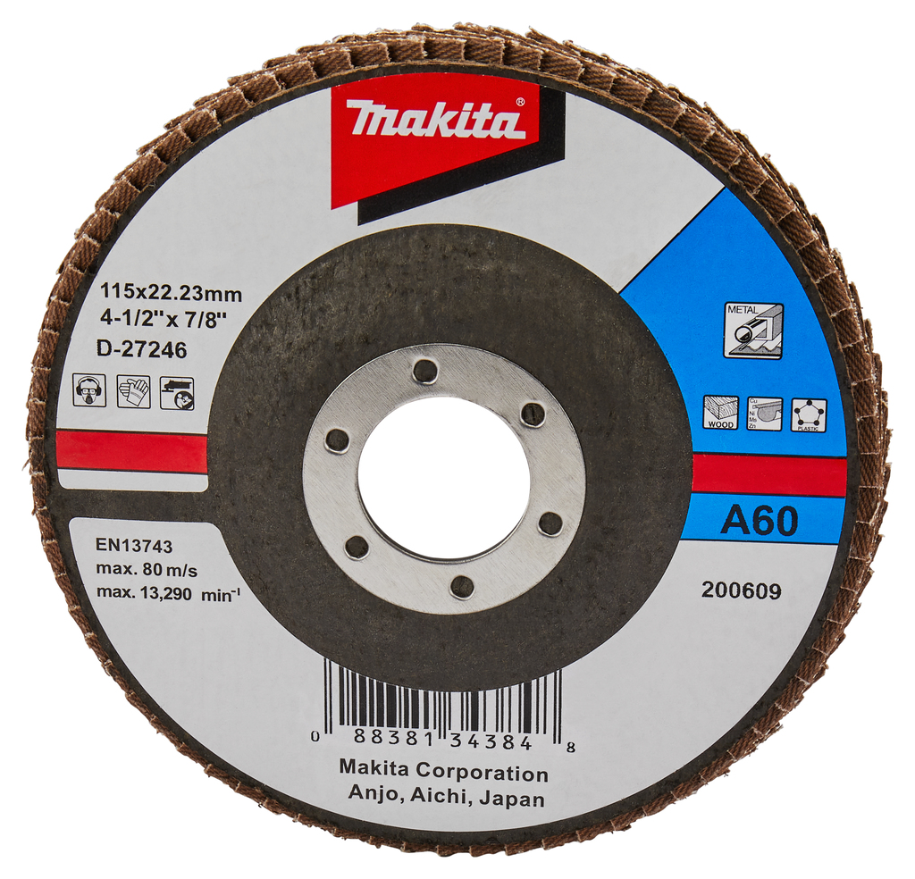 Lamellenschuurschijf 115mm A60