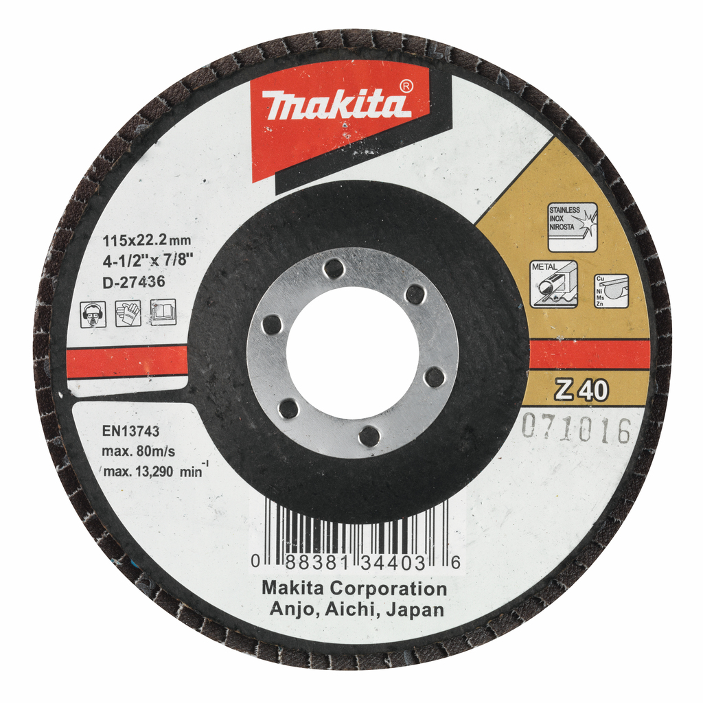 Lamellenschuurschijf 115mm Z40