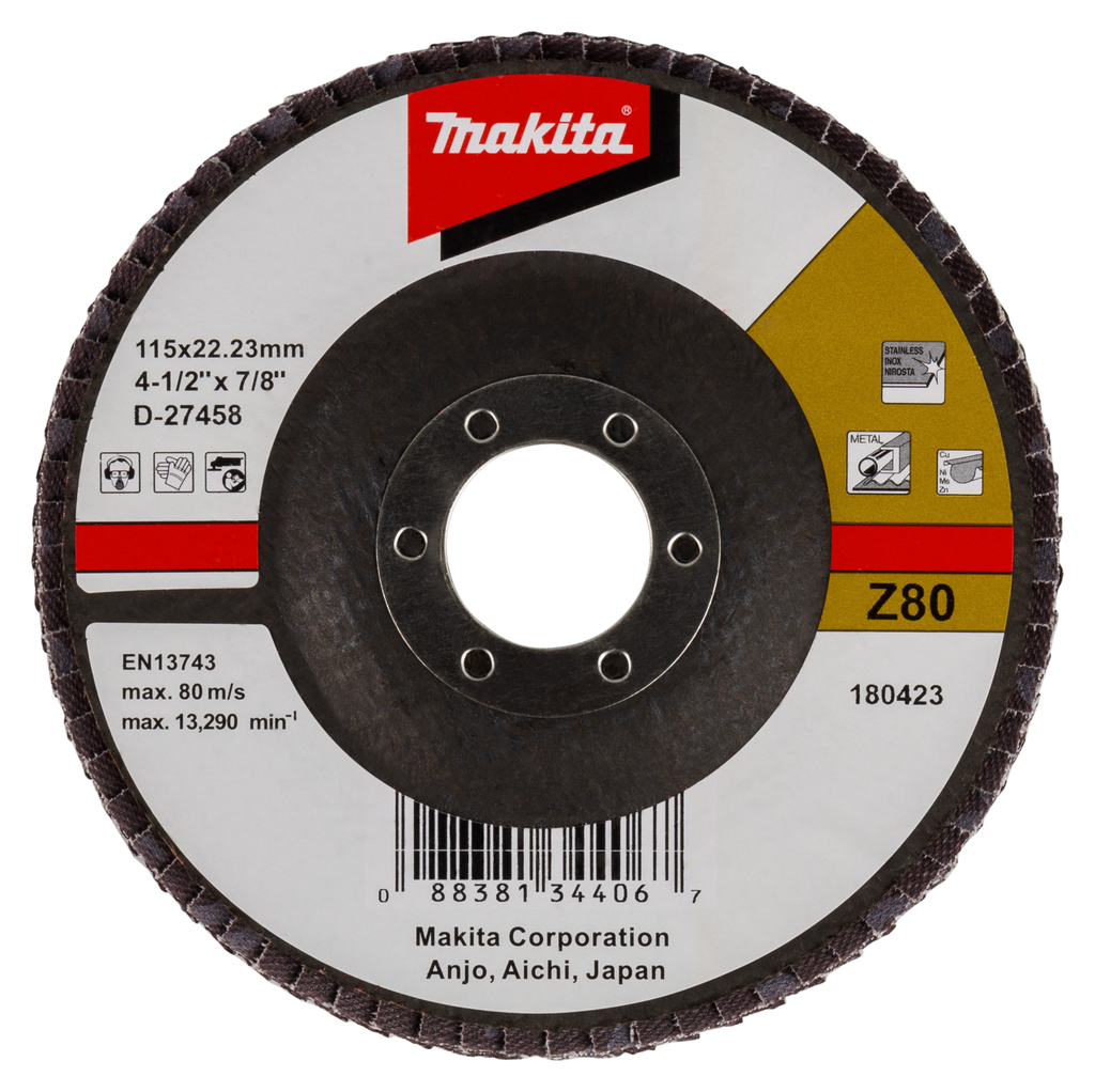 Lamellenschuurschijf 115mm Z80