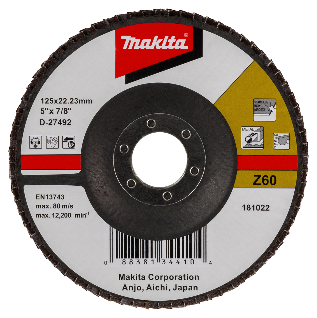 Lamellenschuurschijf 125mm Z60