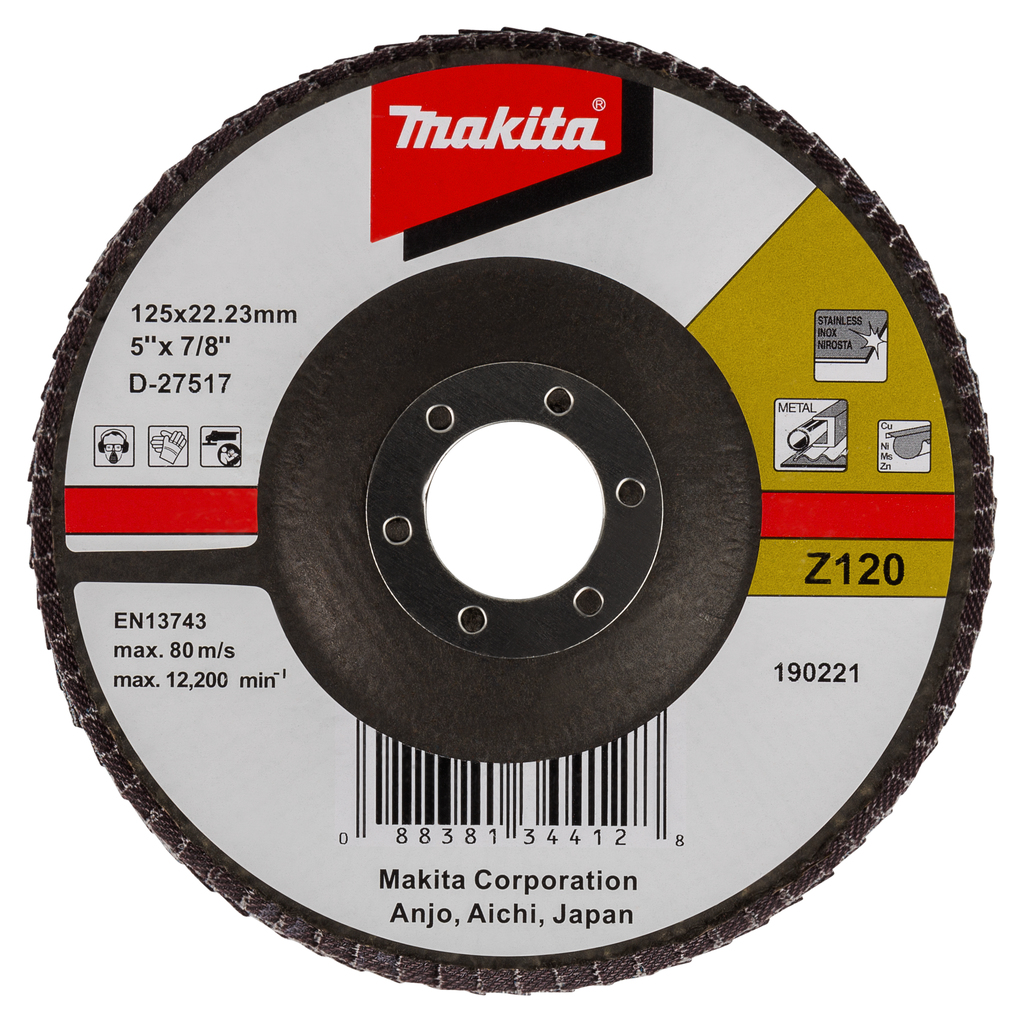 Lamellenschuurschijf 125mm Z120