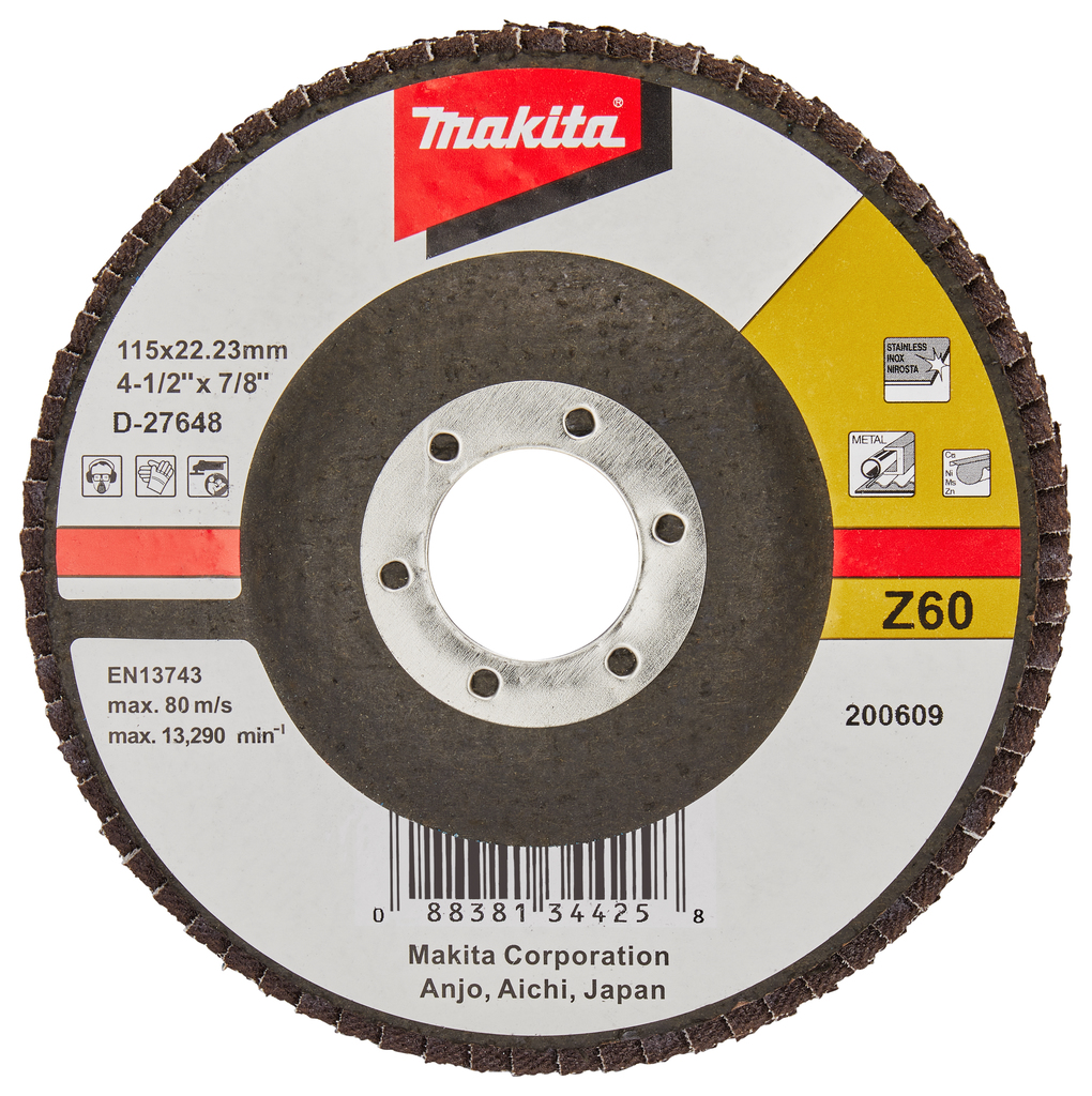 Lamellenschuurschijf 115mm Z60