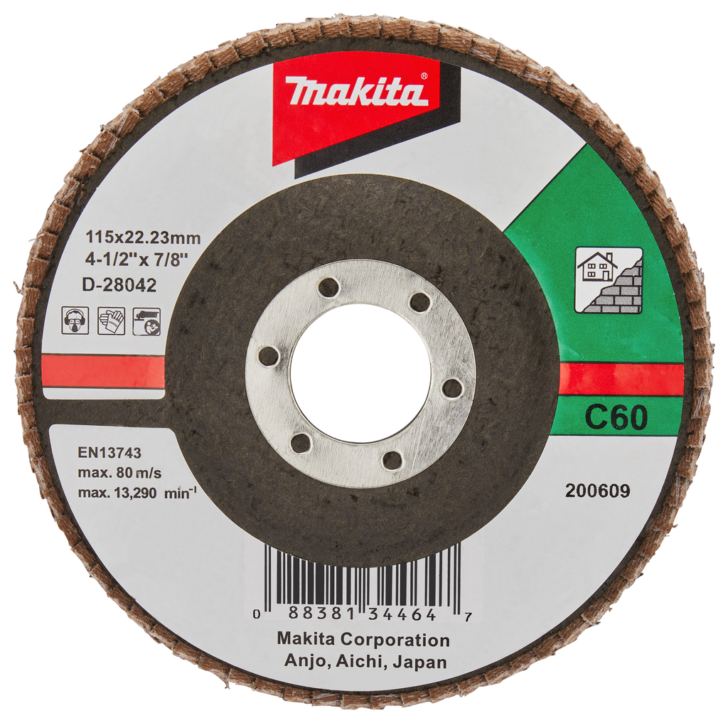 Lamellenschuurschijf 115mm C60