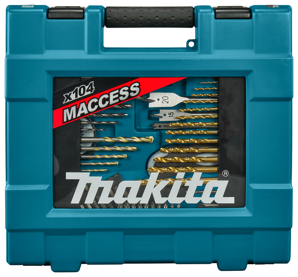 Boor-/schroefbitset 104-delig