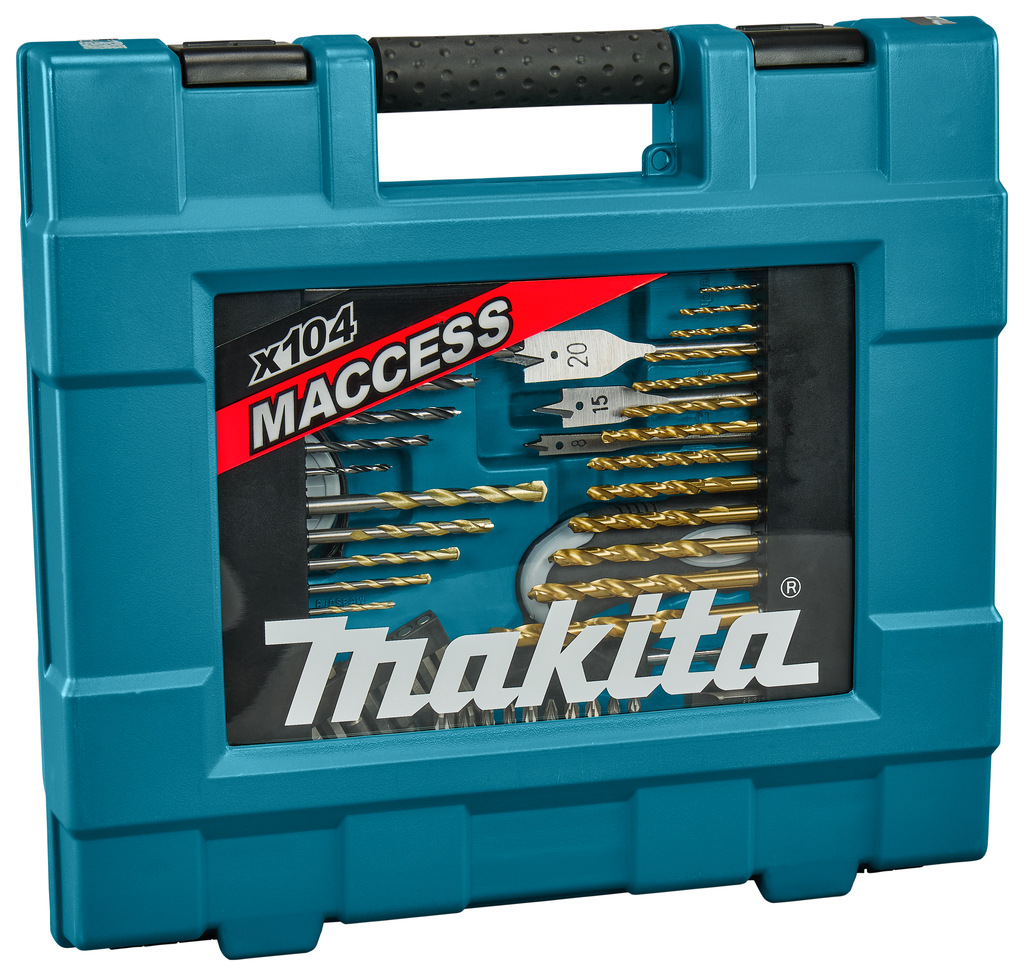 Boor-/schroefbitset 104-delig