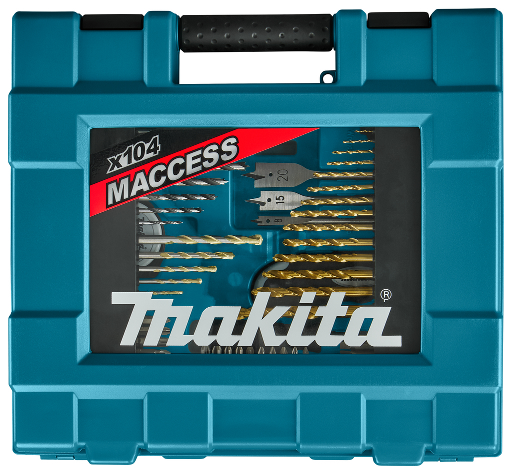 Boor-/schroefbitset 104-delig