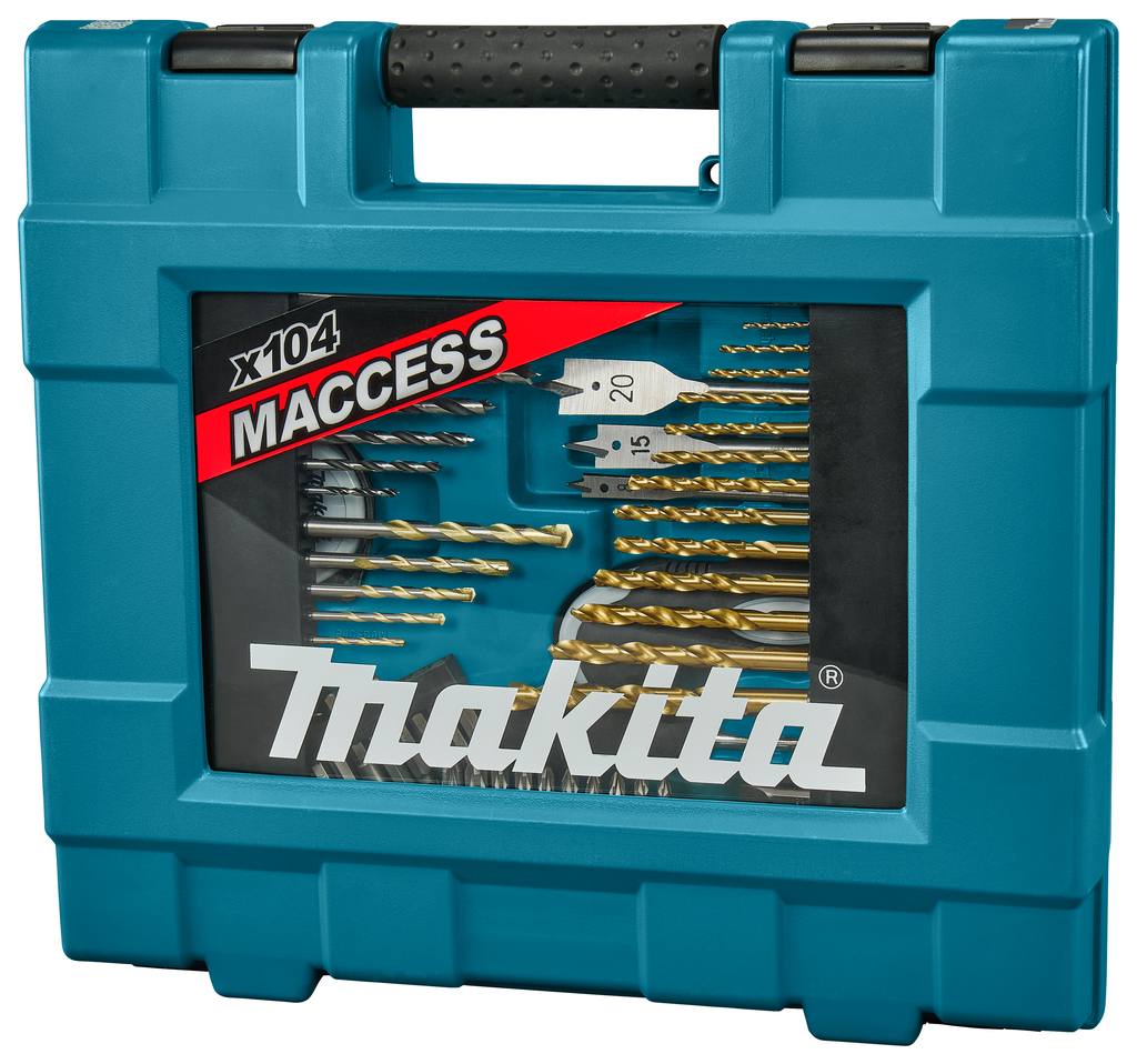 Boor-/schroefbitset 104-delig