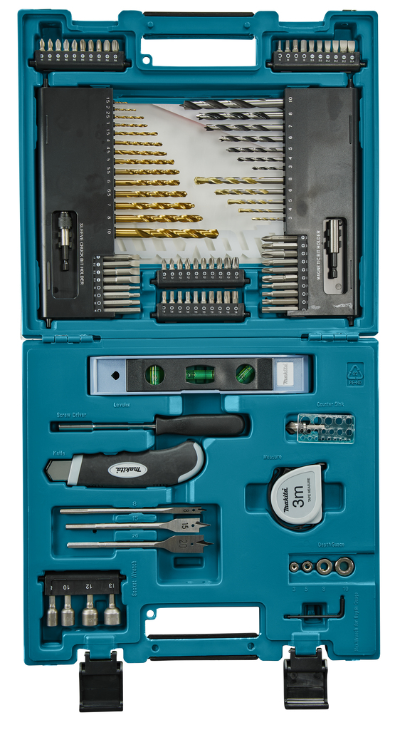 Boor-/schroefbitset 104-delig