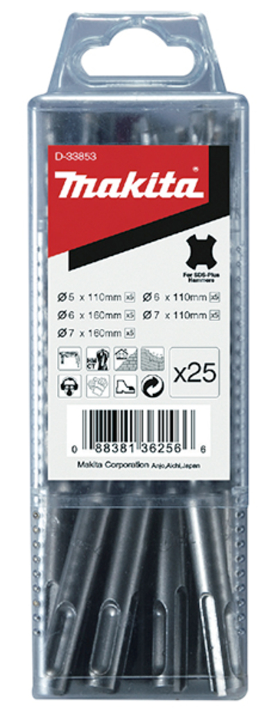 B2S: Betonboorset 25-delig