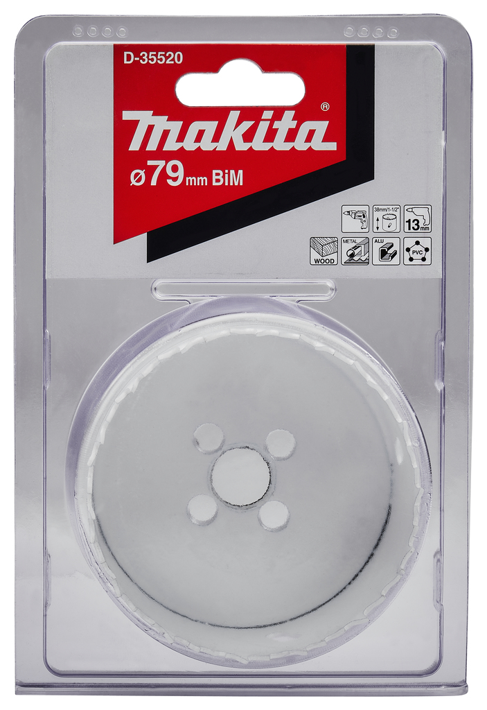 Gatzaag 79x38mm hout/metaal 