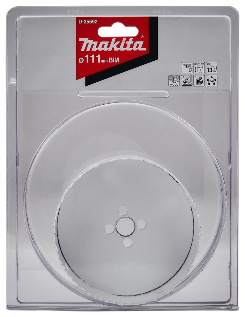 Gatzaag 111x38mm hout/metaal 