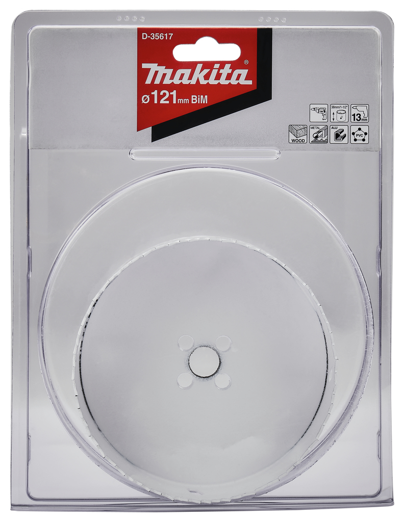 Gatzaag 121x38mm hout/metaal 