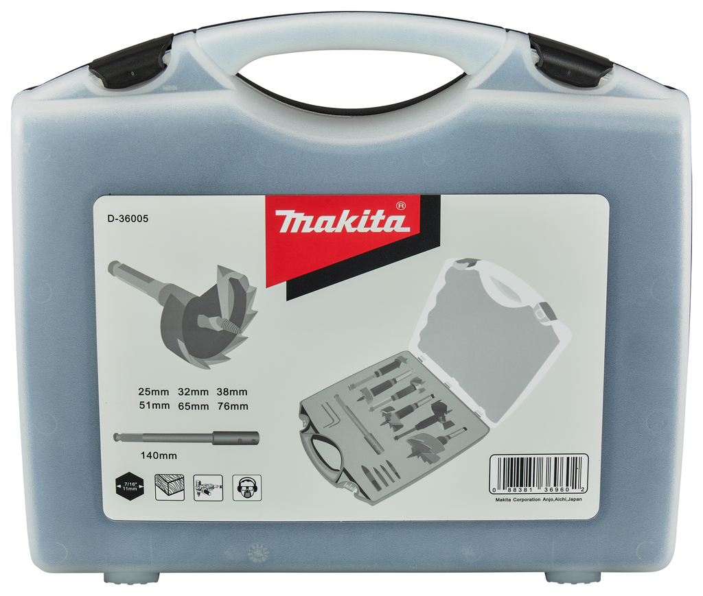 Cilinderkopboorset 7-delig